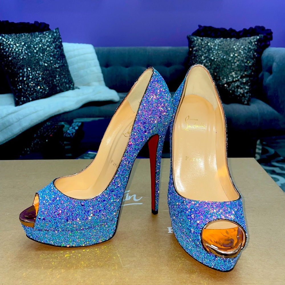 Sparkly Christian Louboutin pumps